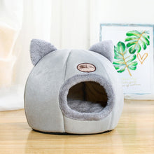 Load image into Gallery viewer, Deep sleep comfort in winter cat bed little dogs basket for cat‘s house fors products pets tent cozy cave beds Indoor cama gato
